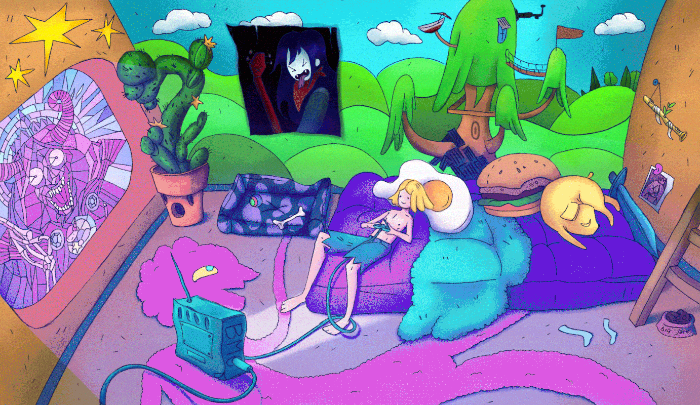 Animated digital artwork by Qekkel