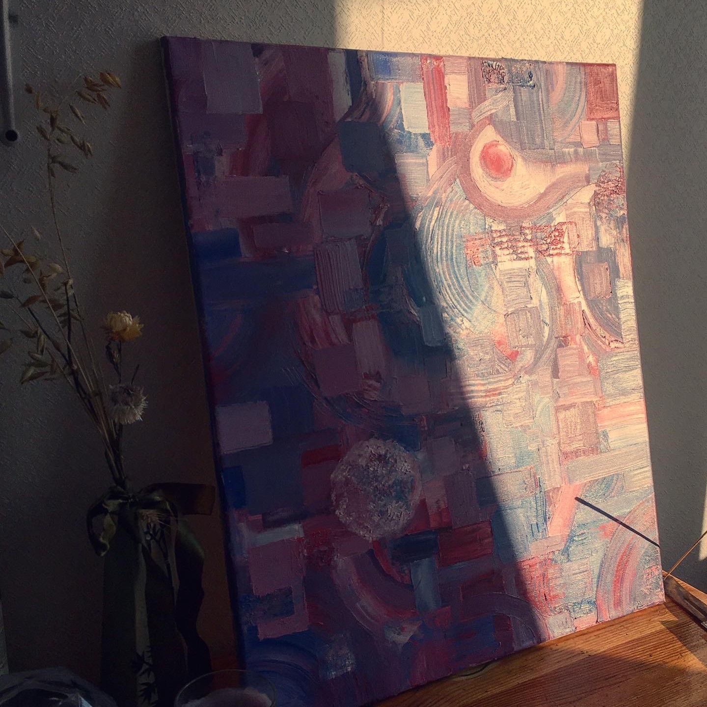 Aerial – original oil painting A2, by Qekkel